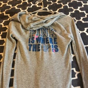 VS PINK hooded long sleeve